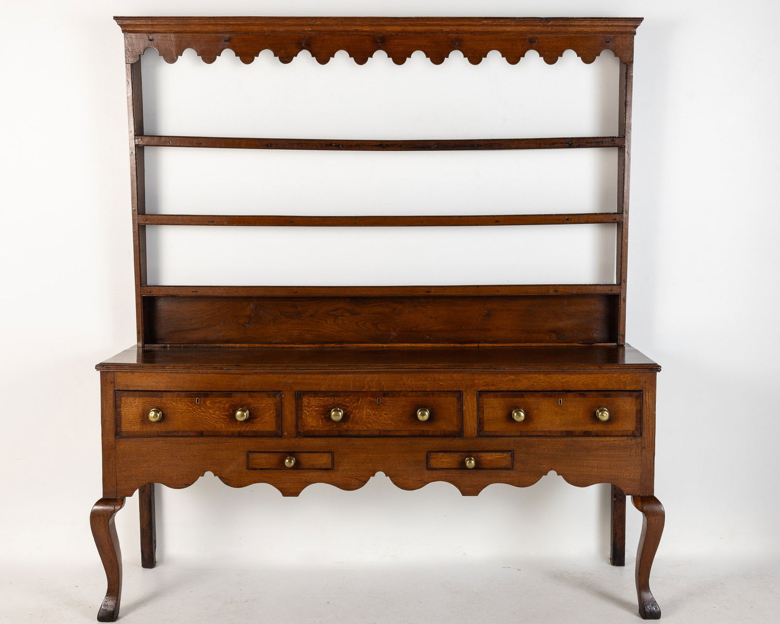 Oak and Mahogany Welsh Dresser, Mid 18th Century (1 of 8)