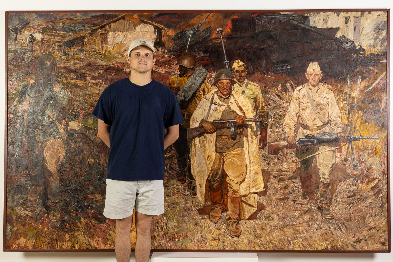 Pyotr Stolyarenko (Ukrainian), The Soldiers, Oil (1 of 20)