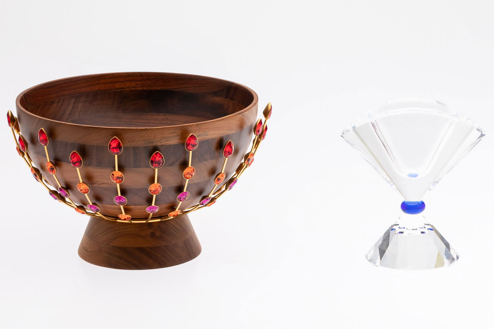 Yamine Hurel for Swarovski Wood Bowl & Vase (1 of 13)