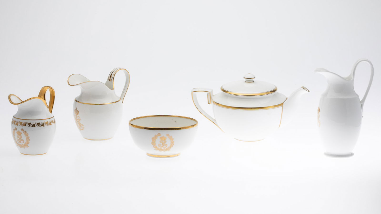 Sevres Louis Philippe Tea Service w/Worcester Teapot (1 of 16)