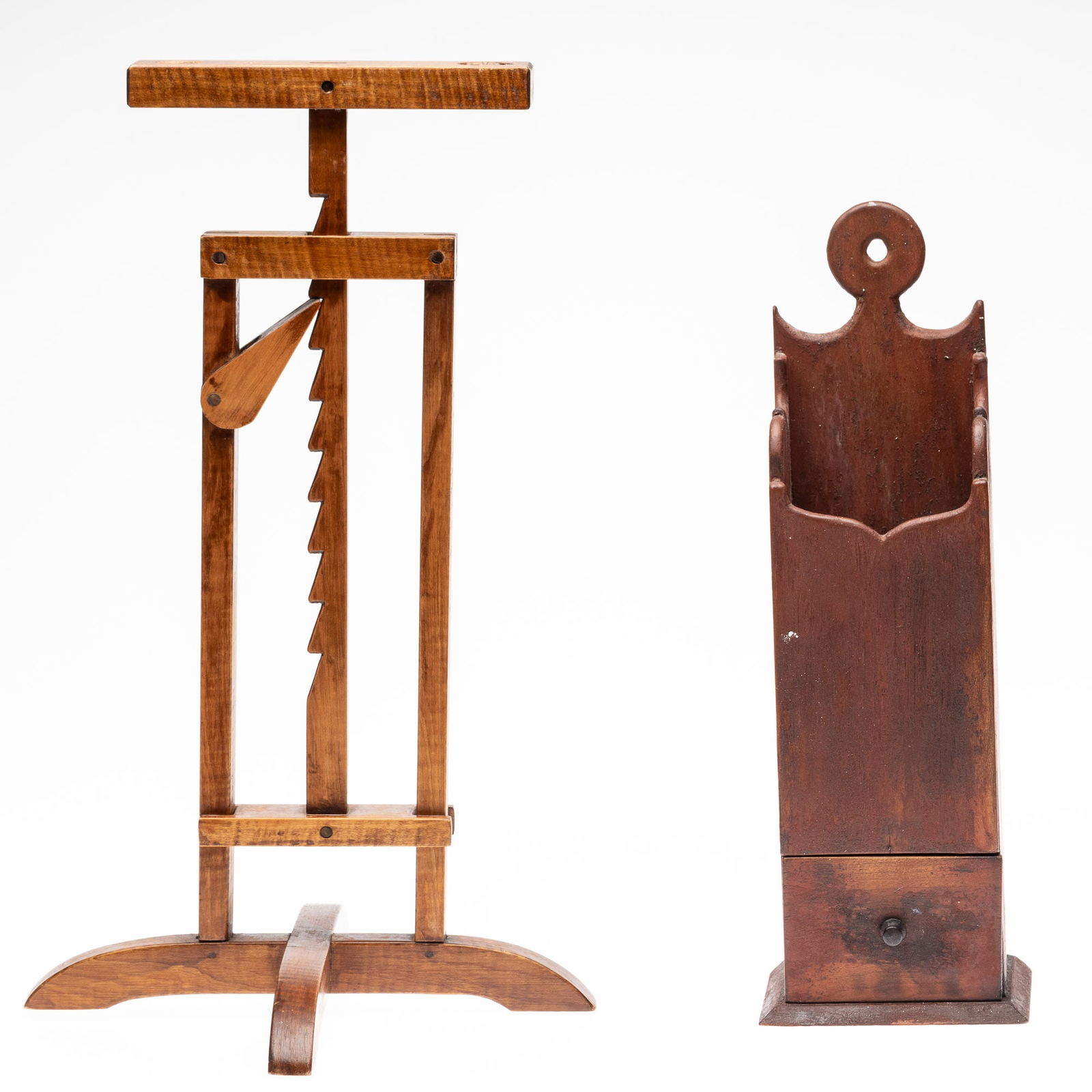 American Candlestand and Candlebox, 19th C and Later (1 of 9)