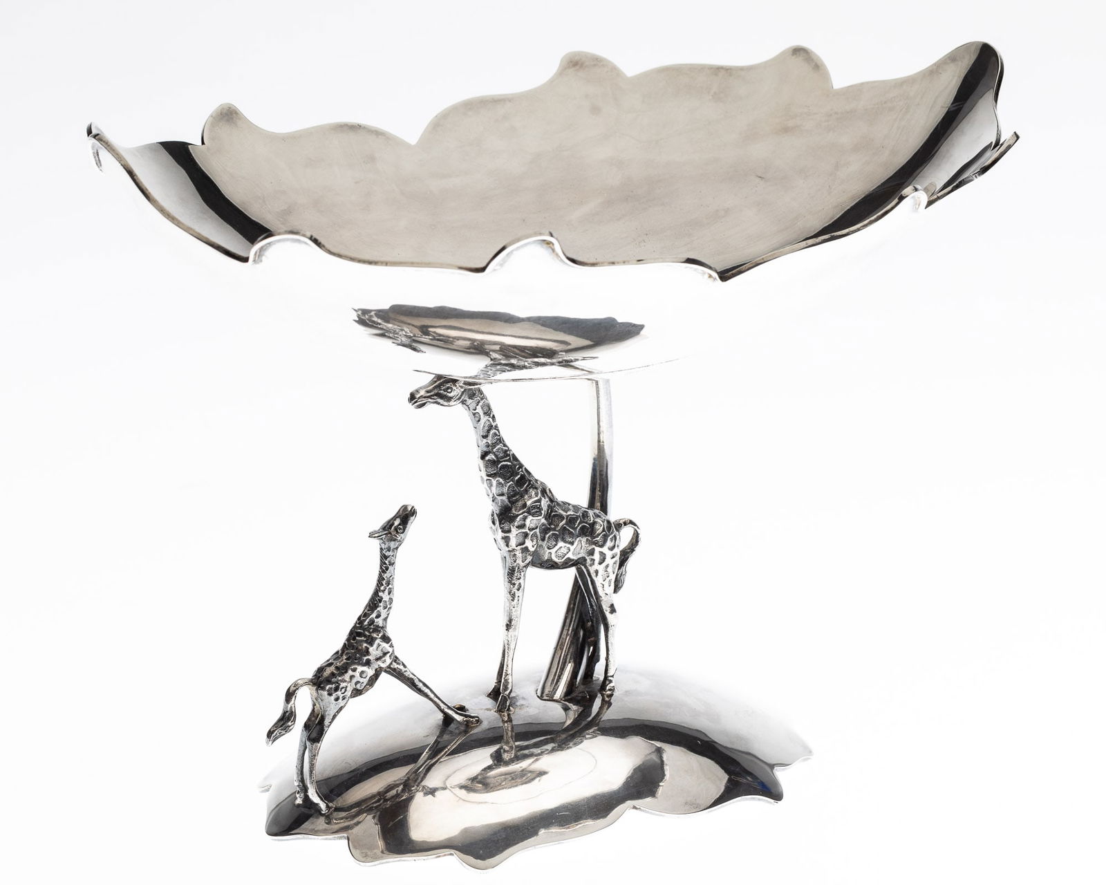 Cartier Sterling Silver Centerpiece Bowl w Giraffes (1 of 14)