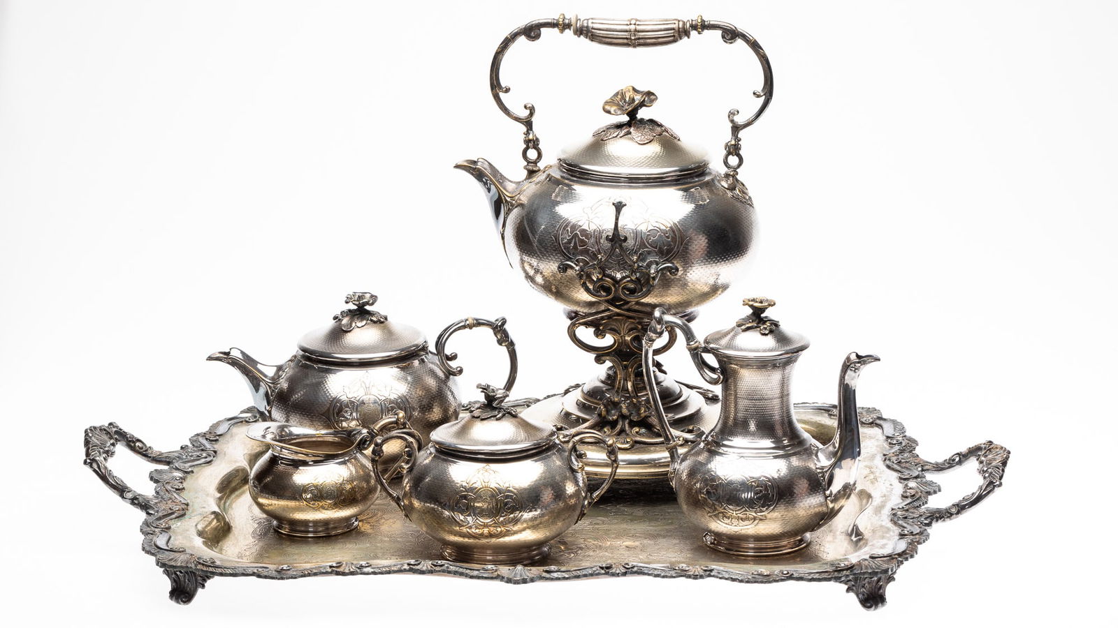 Christofle 5 Pc. Silverplate Tea Service (1 of 20)