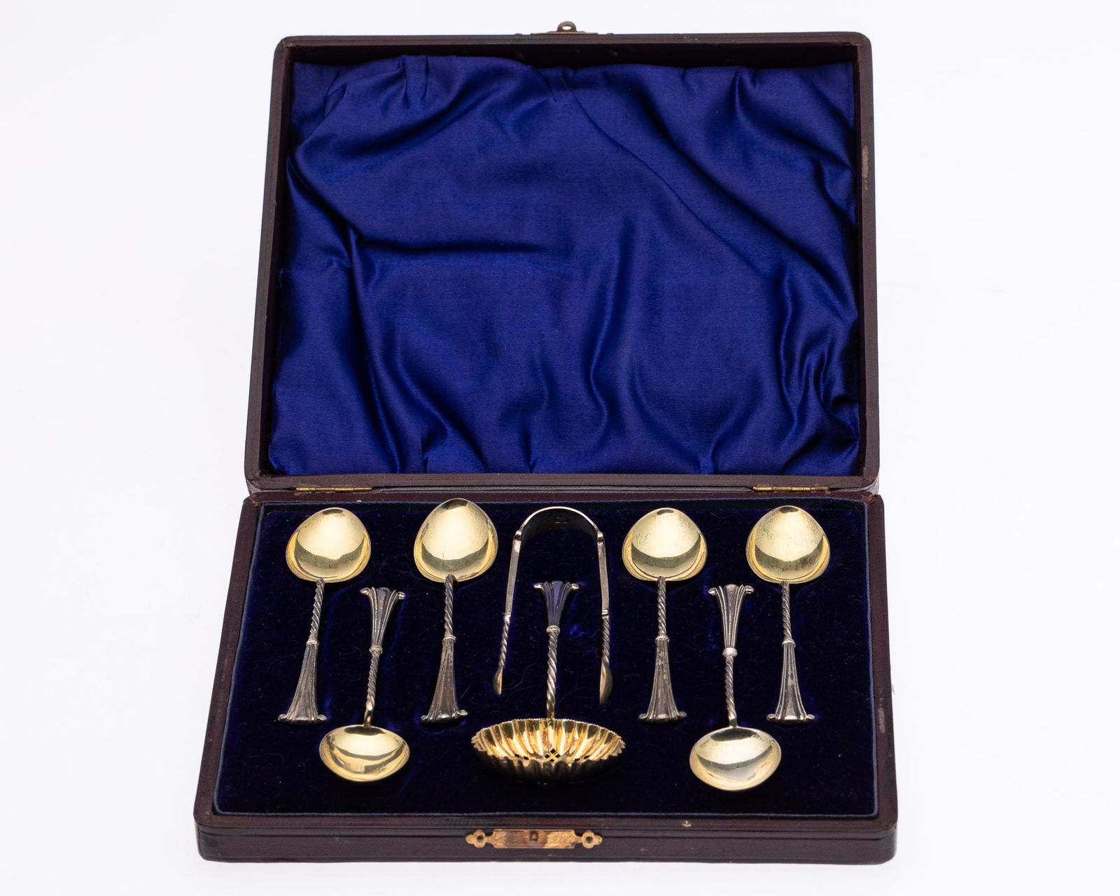 Sterling Silver Spoons in a Fitted Case (1 of 7)