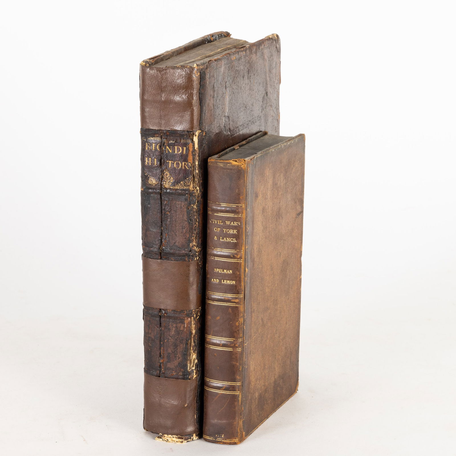 Biondi & Spelman/Lemon, HISTORY OF THE CIVILL WARRES: Property from the Collection of Ronald Onorato, Savannah, GA Description: Biondi, Francis, AN HISTORY OF THE CIVILL WARRES OF ENGLAND, 1641 & Spelman, Edward & Rev. George William Lemon, THE HISTO