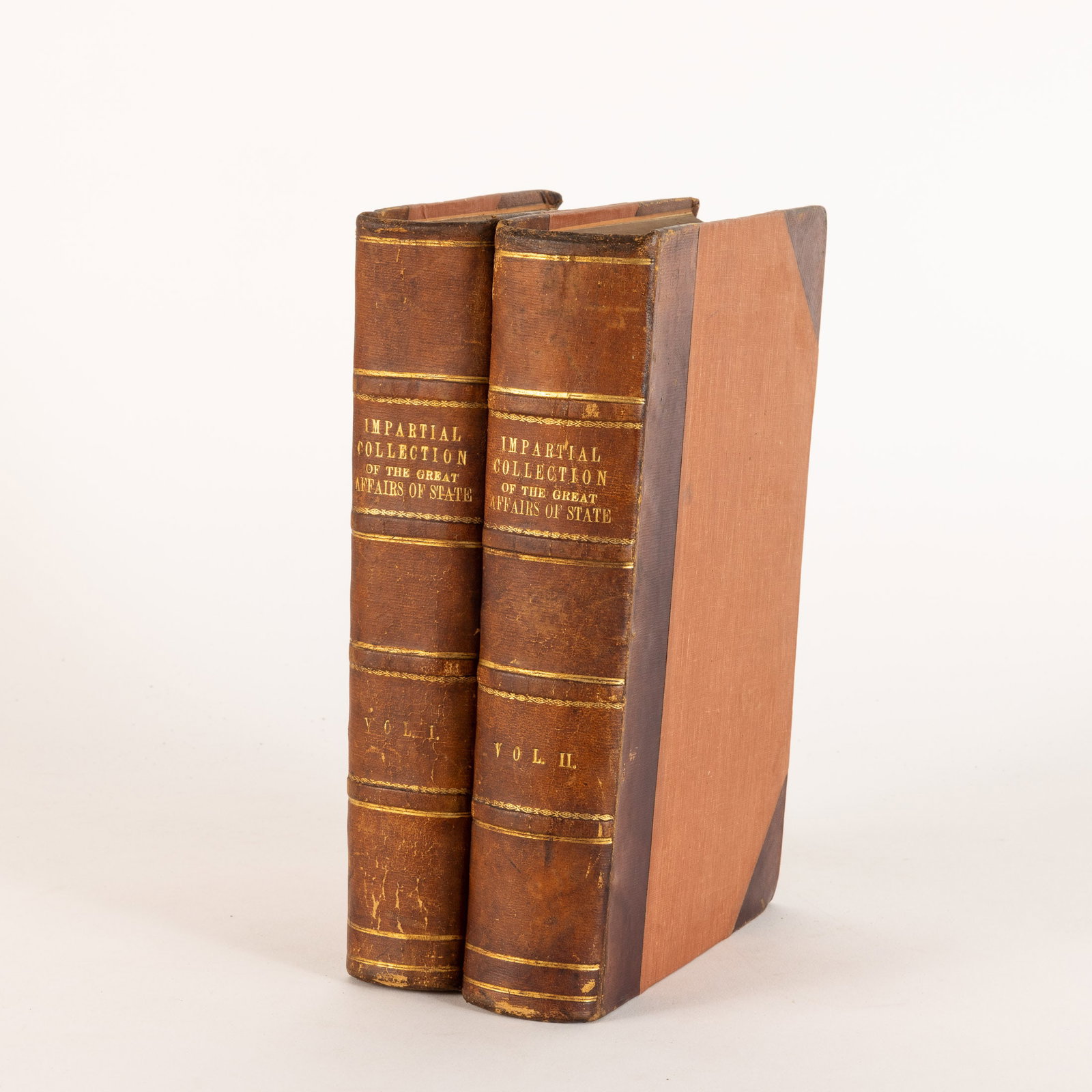 Nalson, John, GREAT AFFAIRS OF STATE, 1682-3, 2 Vol: Property from the Collection of Ronald Onorato, Savannah, GA Description: Nalson, John, GREAT AFFAIRS OF STATE, 1682-3, 2 Vols., AN IMPARTIAL COLLECTION OF THE GREAT AFFAIRS OF STATE FROM THE BEGI