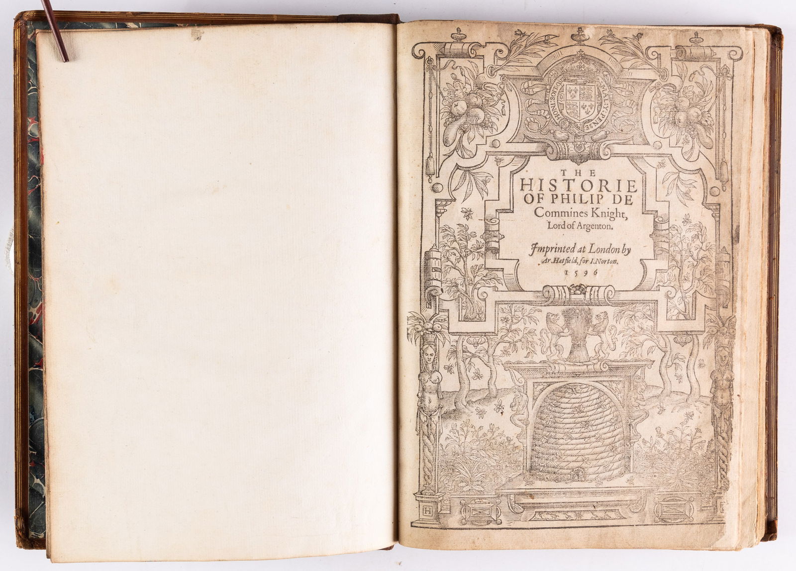 Commines, Philippe de, HISTORIE OF COMMINES, 1596 (1 of 9)