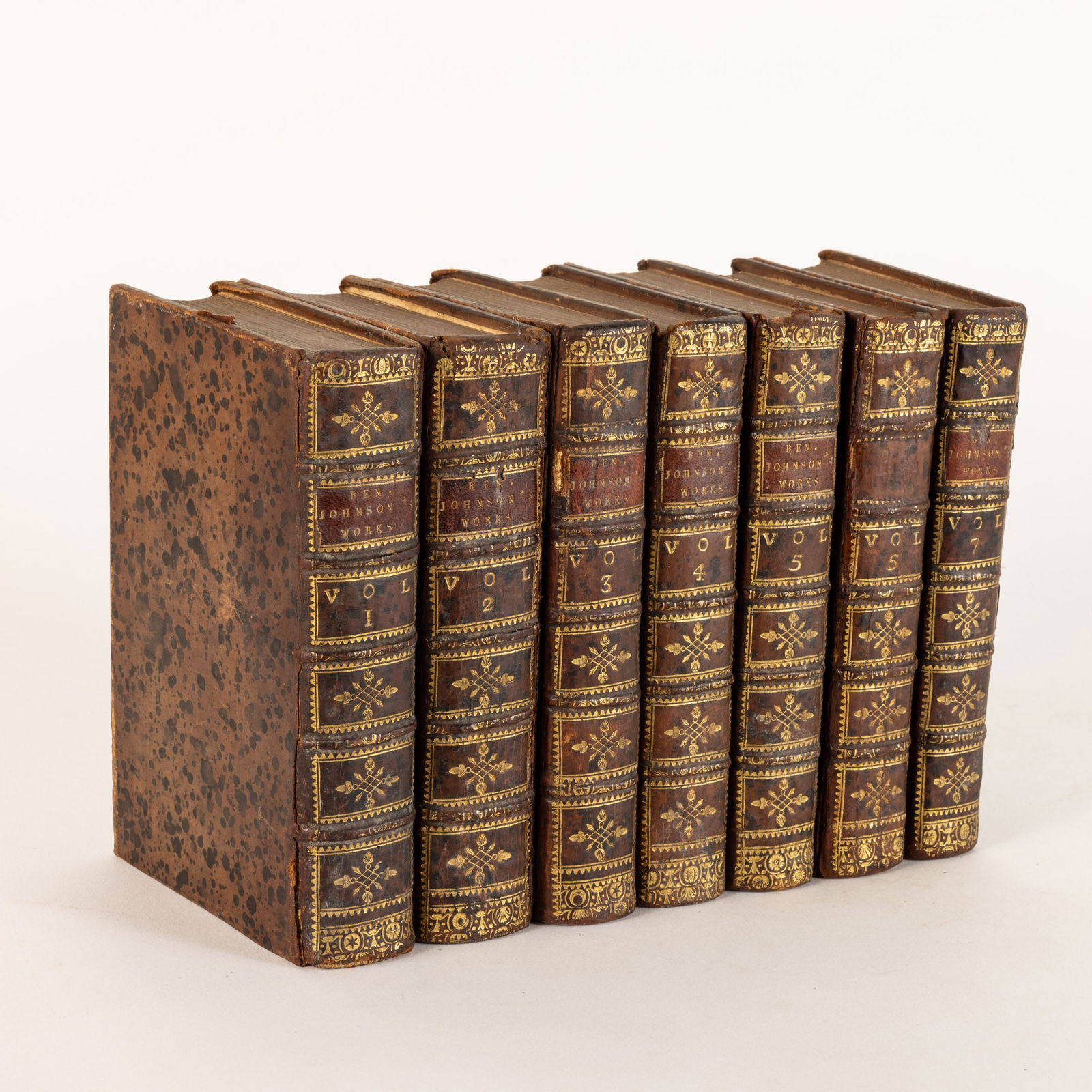 Johnson, Ben, THE WORKS, 1756, 7 Vols. (1 of 5)
