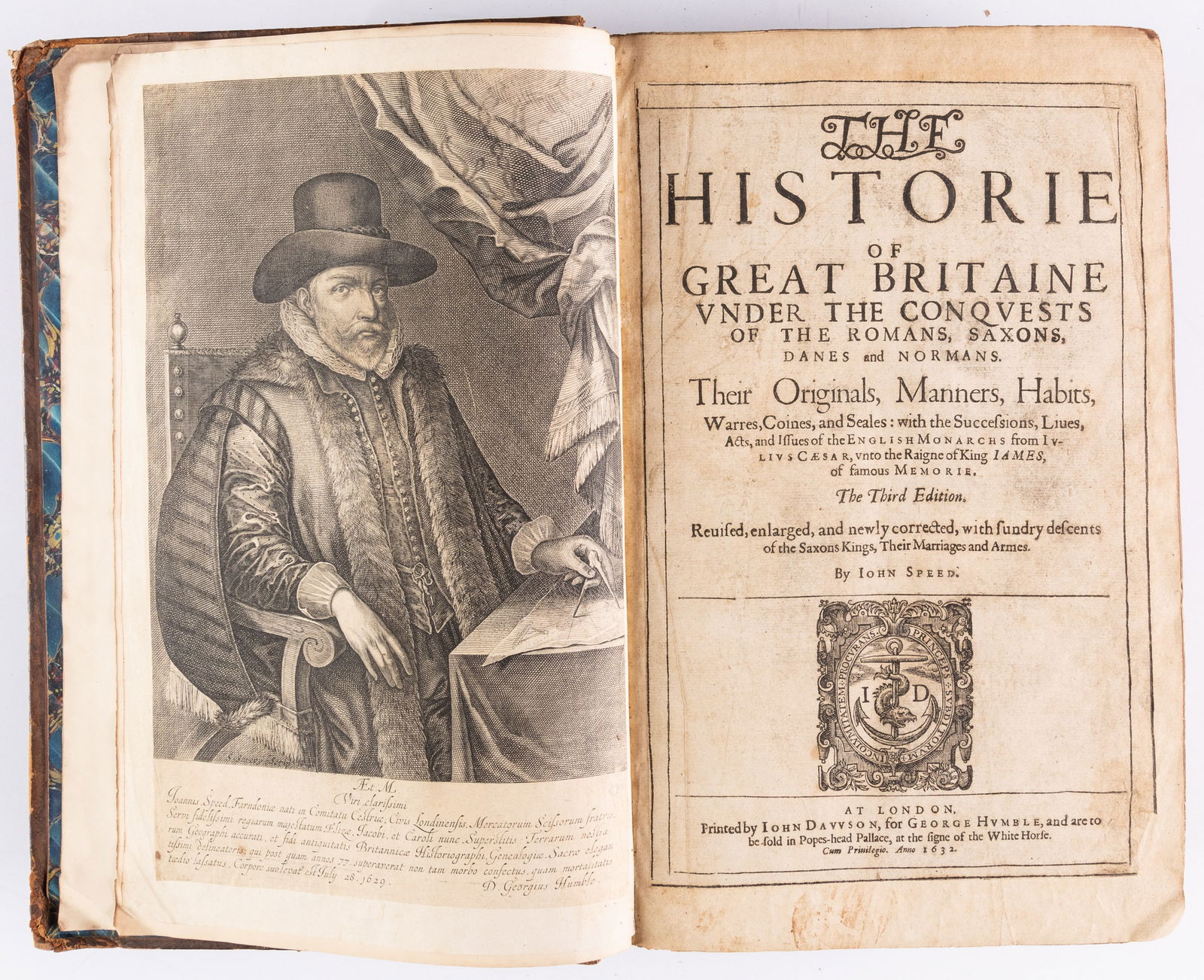 Speed, John, THE HISTORIE OF GREAT BRITAINE, 1632 (1 of 10)