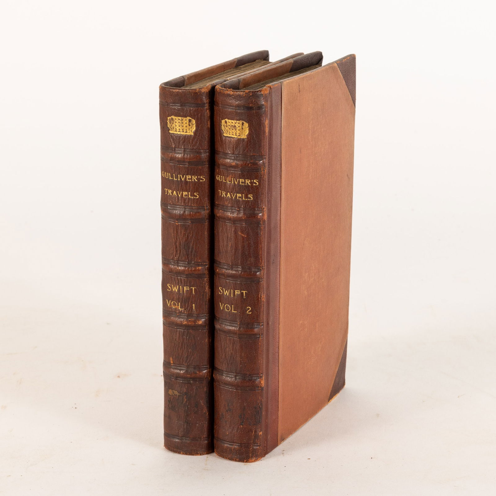 Swift, Jonathan, GULLIVER'S TRAVELS, 1726-27, 2 Vols (1 of 10)