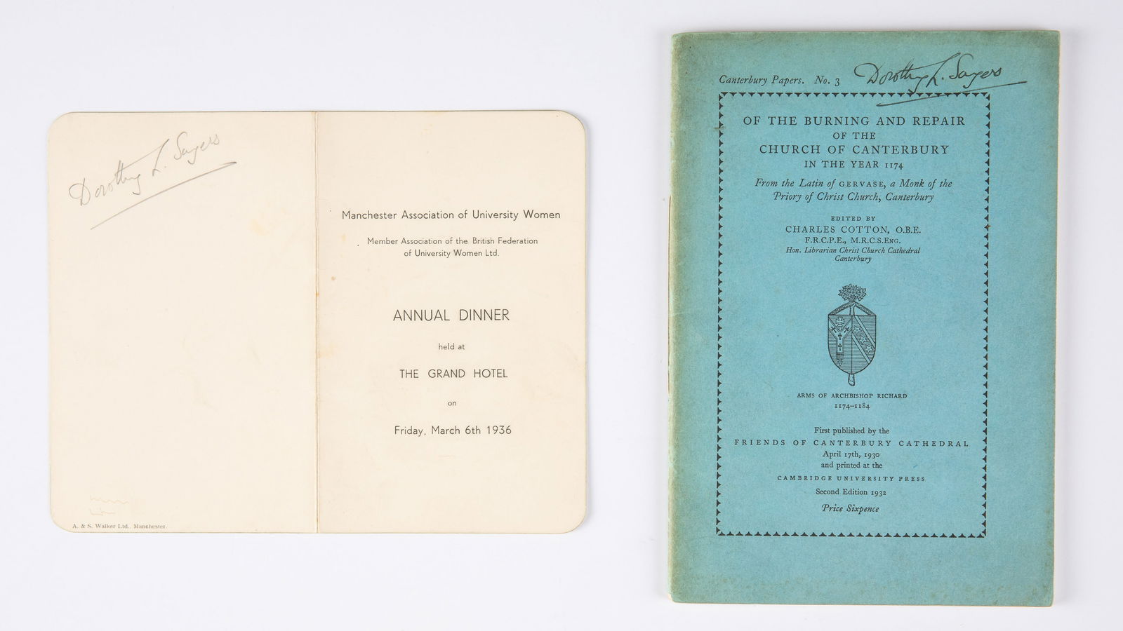 Sayers, Dorothy (1893-1957) Two Articles (1 of 6)