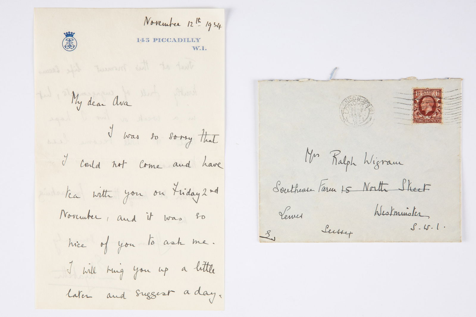 Elizabeth (The Queen Mother, 1900-2002) ALS (1 of 4)