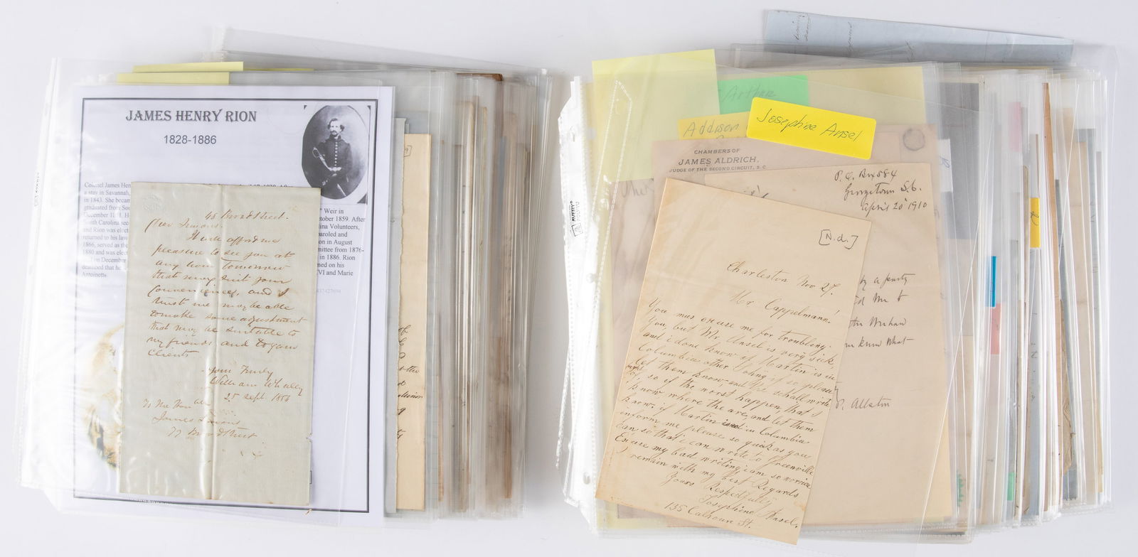 Misc. SC/Charleston Docs & Letters, Approx. 221 (1 of 18)