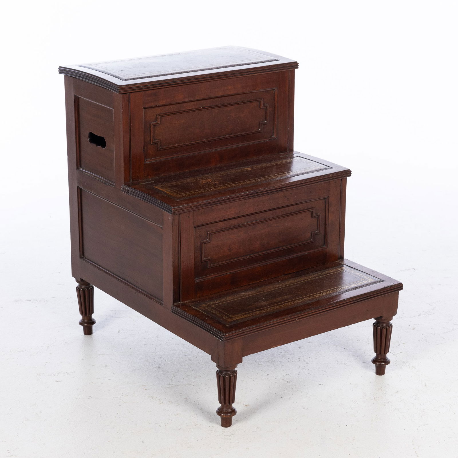 Regency Mahogany Library Steps, First quarter 19th C (1 of 9)