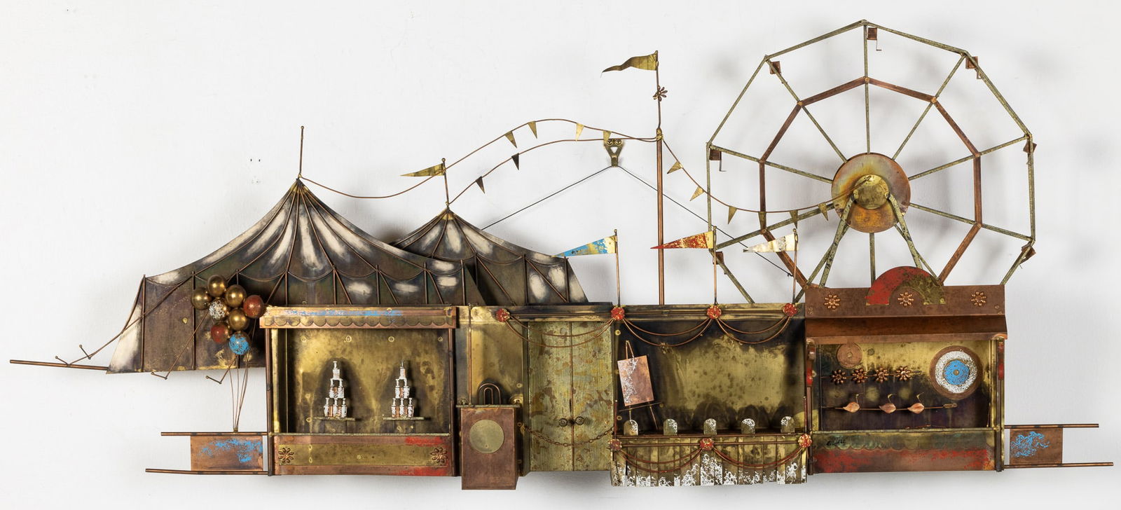 Curtis Jere (1910-2008), Carnival Wall Sculpture (1 of 13)
