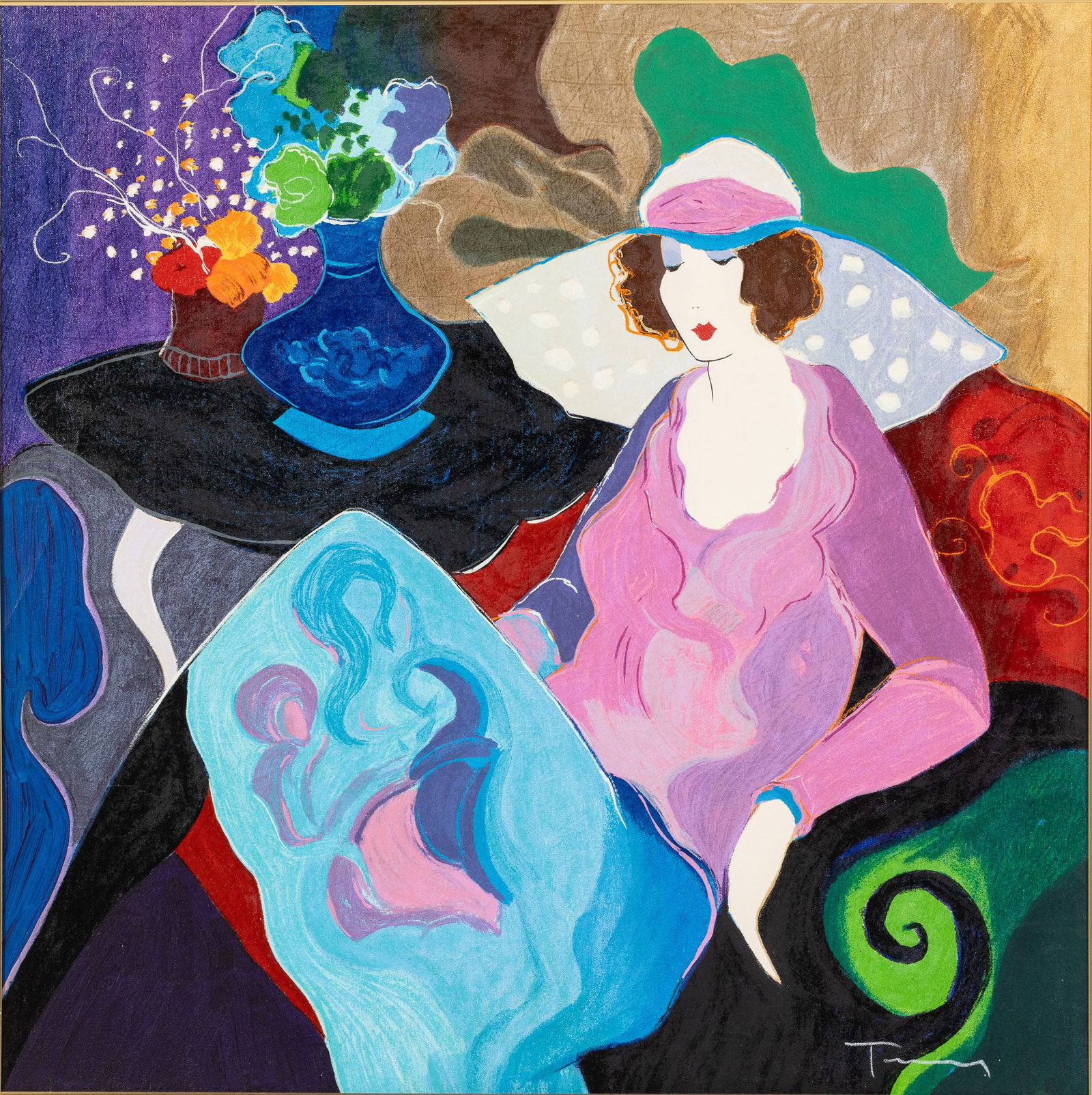 Tarkay, Loveliness, Embellished Serigraph (1 of 13)