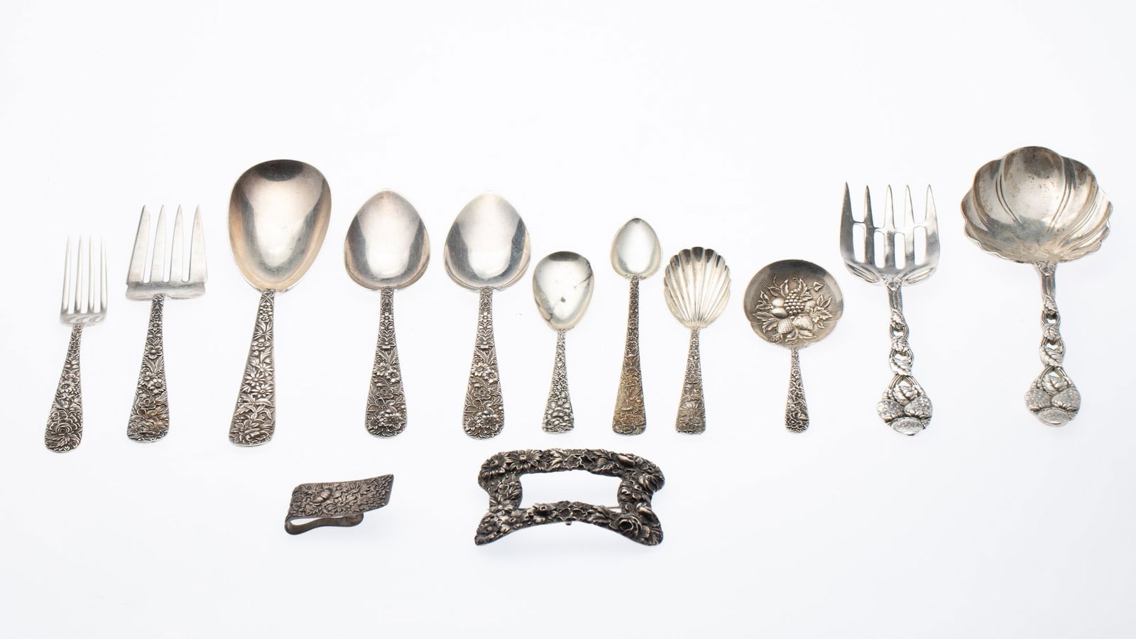 13 Sterling Silver Articles, including Kirk (1 of 13)