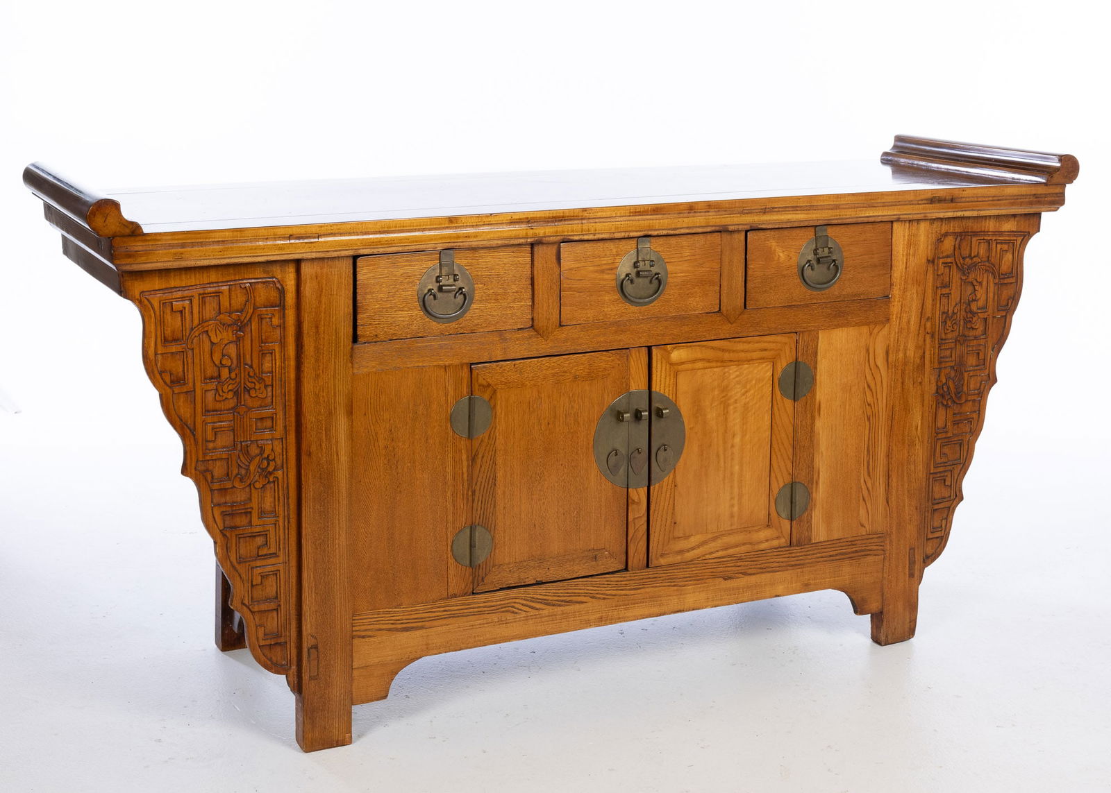 Chinese Elm Altar Coffer, Qing Dynasty, 19th C (1 of 14)