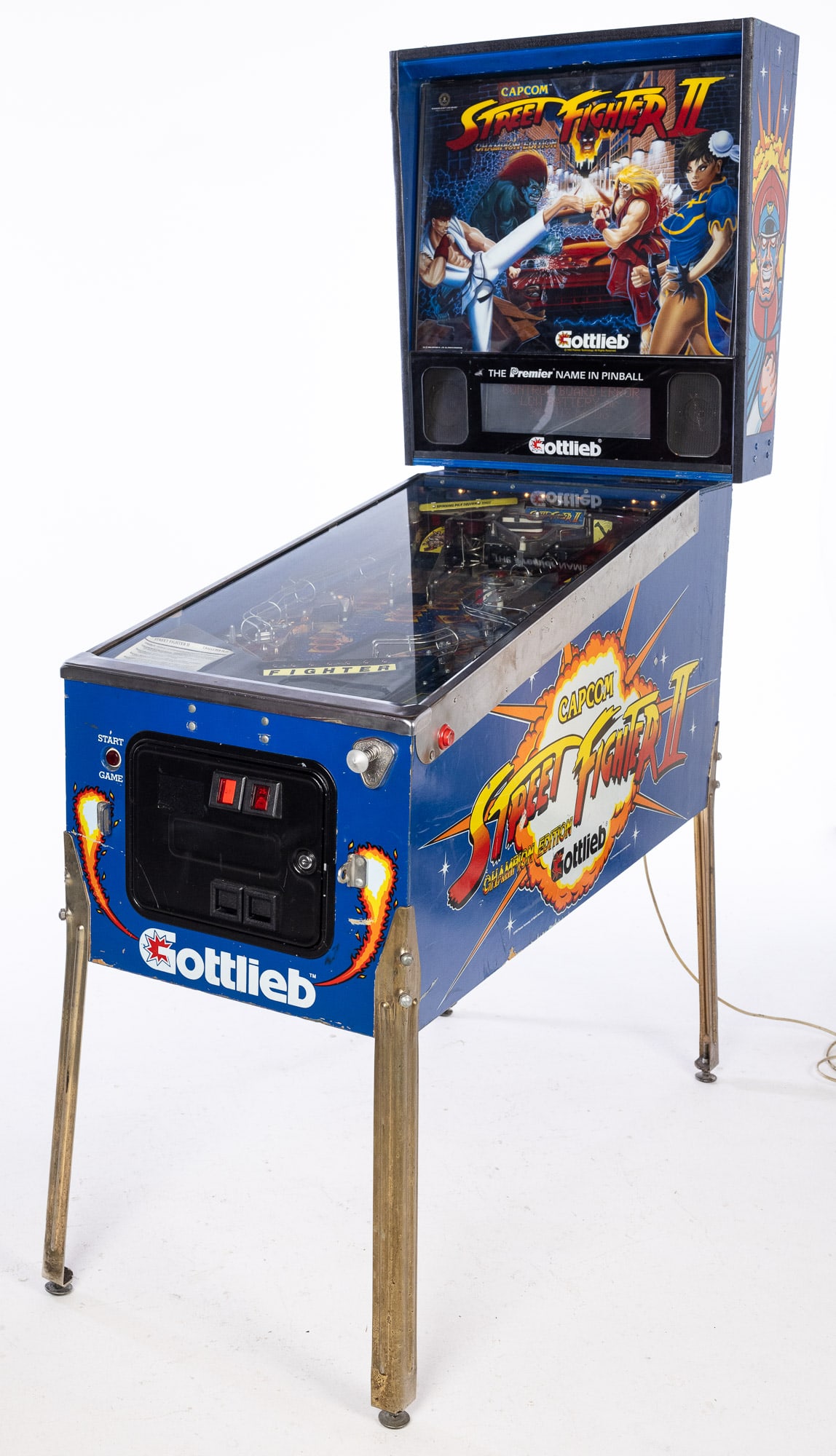 Streetfighter II Capcom Pinball Machine, c. 1992 (1 of 8)