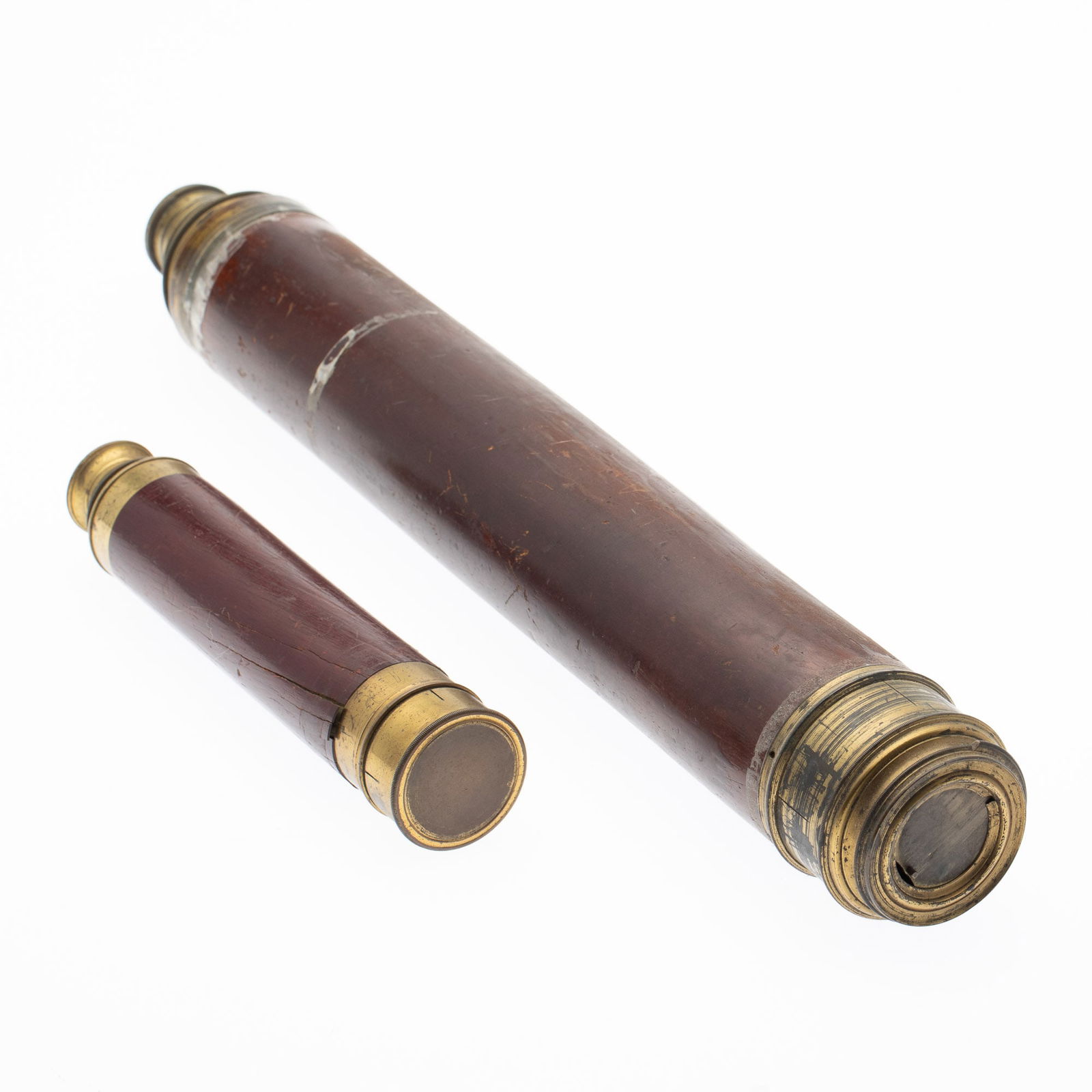 Two Brass and Wood Telescopes (1 of 14)