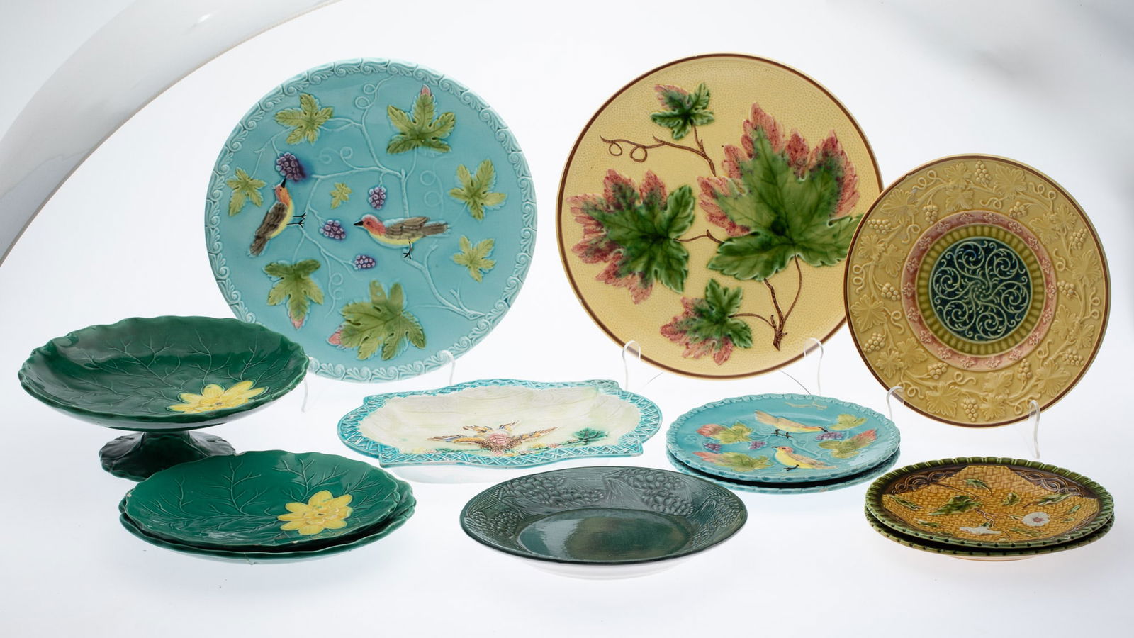 12 Modern Majolica Serving Pieces (1 of 16)
