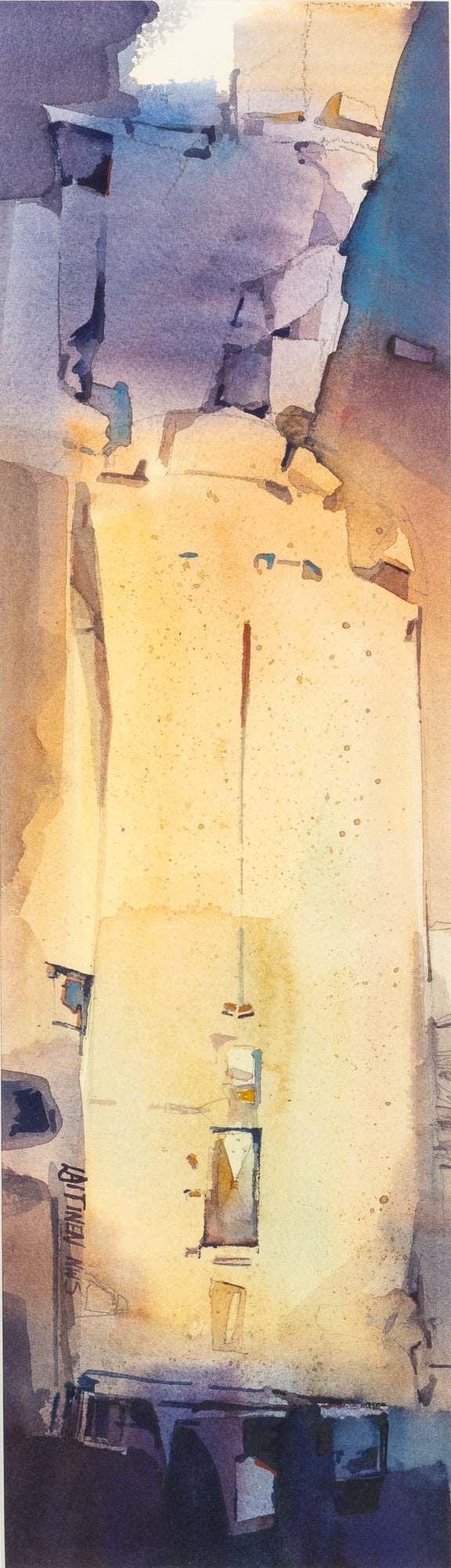 Dale Laitinen, Cliff Face, Watercolor (1 of 12)