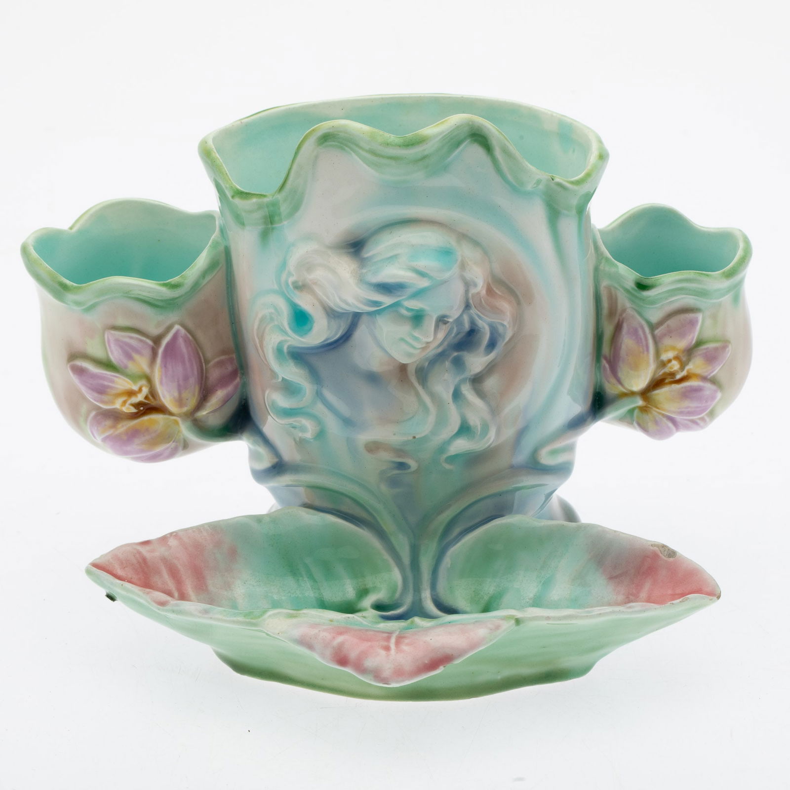 Art Nouveau Majolica Cigarette Holder (1 of 12)