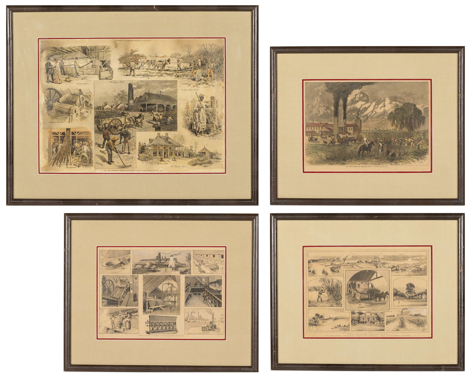 4 Framed Prints, Sugar Industry (1 of 20)