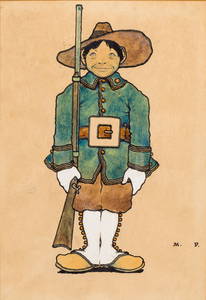 Maxfield Parrish, Henry Gregory Barnhurst in Uniform