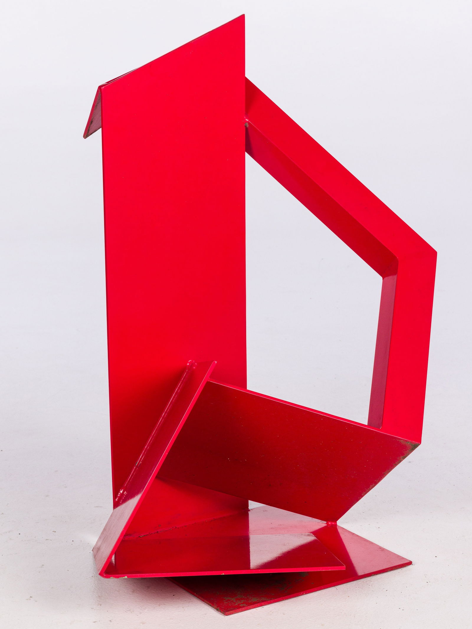 Jane Manus, Red River, Painted Aluminum Sculpture (1 of 9)
