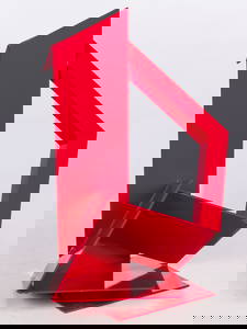 Jane Manus, Red River, Painted Aluminum Sculpture