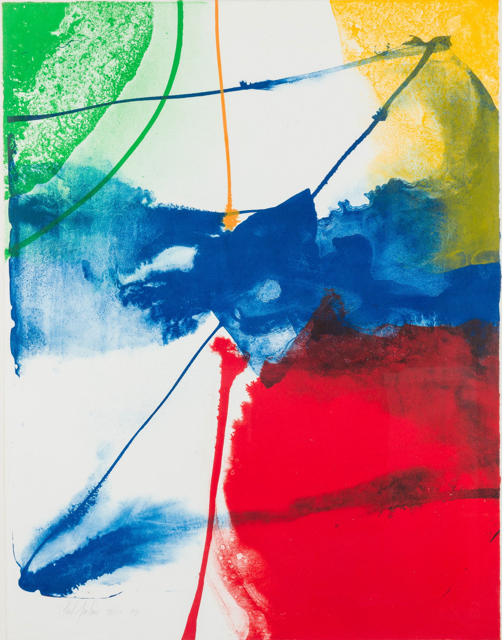 Paul Jenkins (NY, 1923-2012), Untitled, Lithograph (1 of 10)