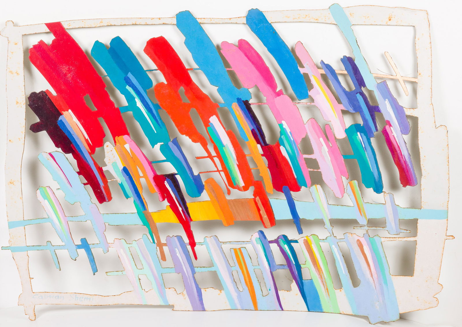 Calman Shemi, Musical Notes #9, Pnted Wall Sculpture (1 of 11)