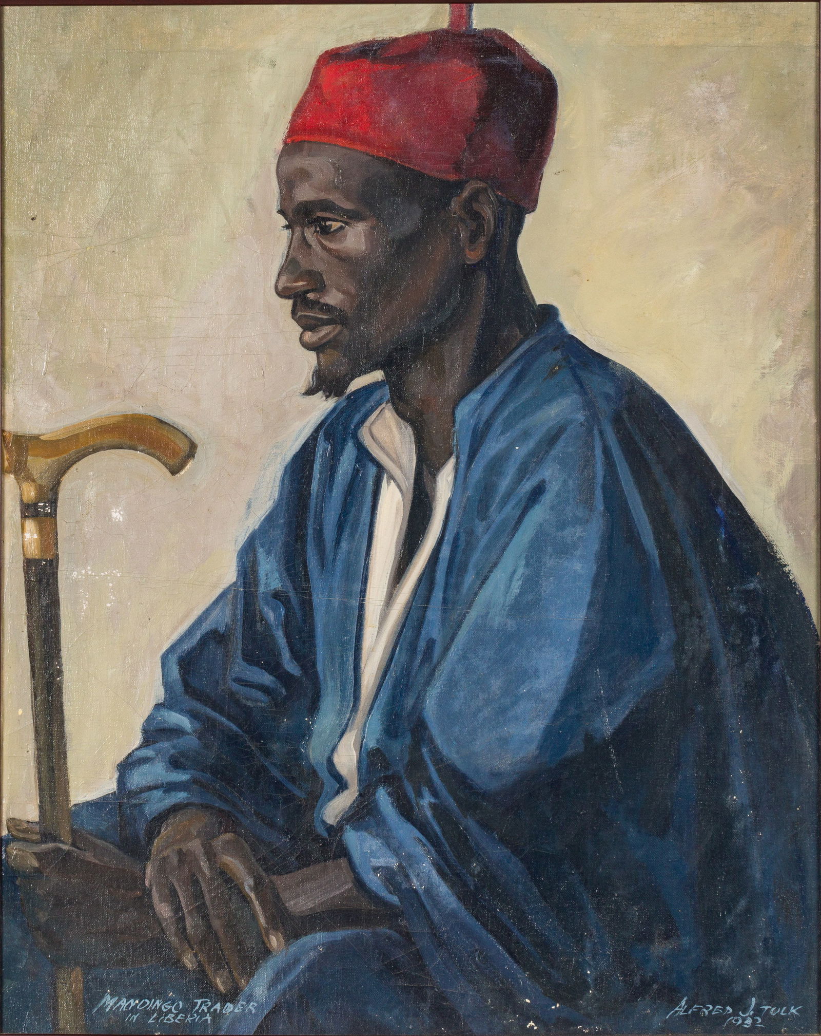 Alfred J Tulk, Mandingo Trader in Liberia, 1932, O/B (1 of 11)