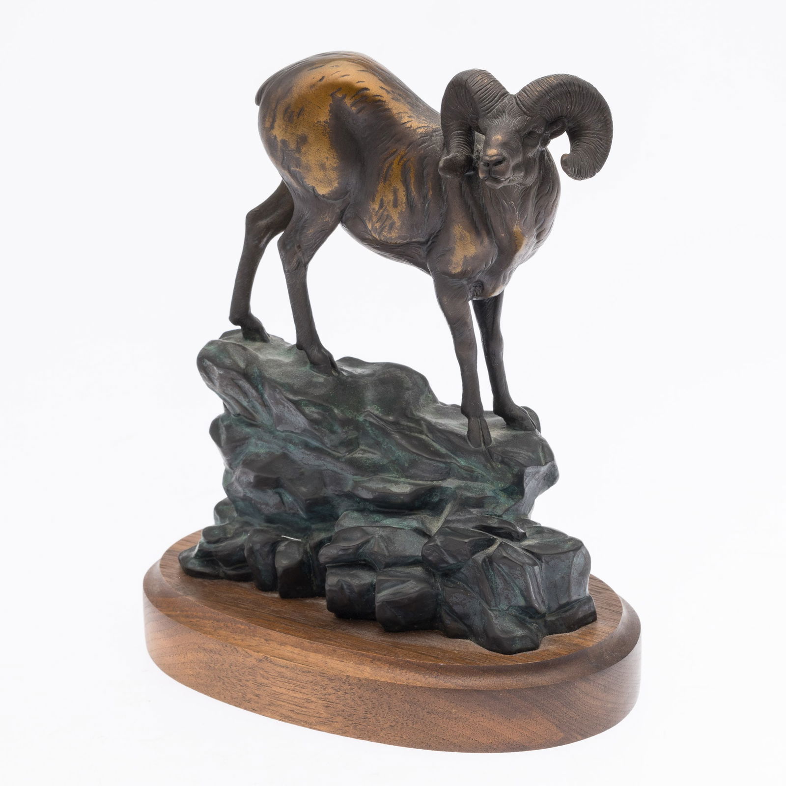 Gerald Balciar (CO/WI, b. 1942), Ram, 1984, Bronze (1 of 9)