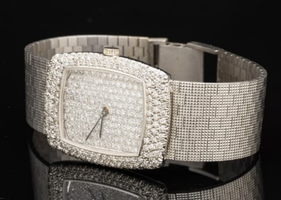 Bueche Girod 18K Gold and Diamond Watch