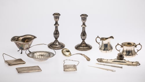 Group of Miscellaneous Sterling Silver, 13 pcs.