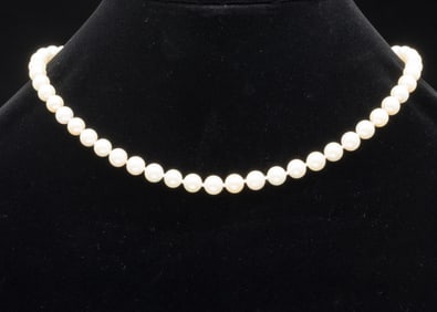 6 mm Cultured Pearl Necklace