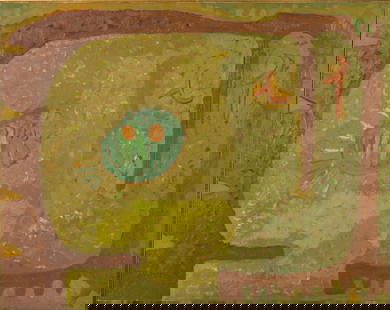 Rodolfo Nieto (1936-1985), No. 114, Oil on Canvas: Property of Jane Tucker-Radley Description: Rodolfo Nieto (Mexico/France, 1936-1985), No. 114, Oil on Canvas, 1961, signed lower left and further signed and dated 'Nieto, 1961-114' on the reverse,