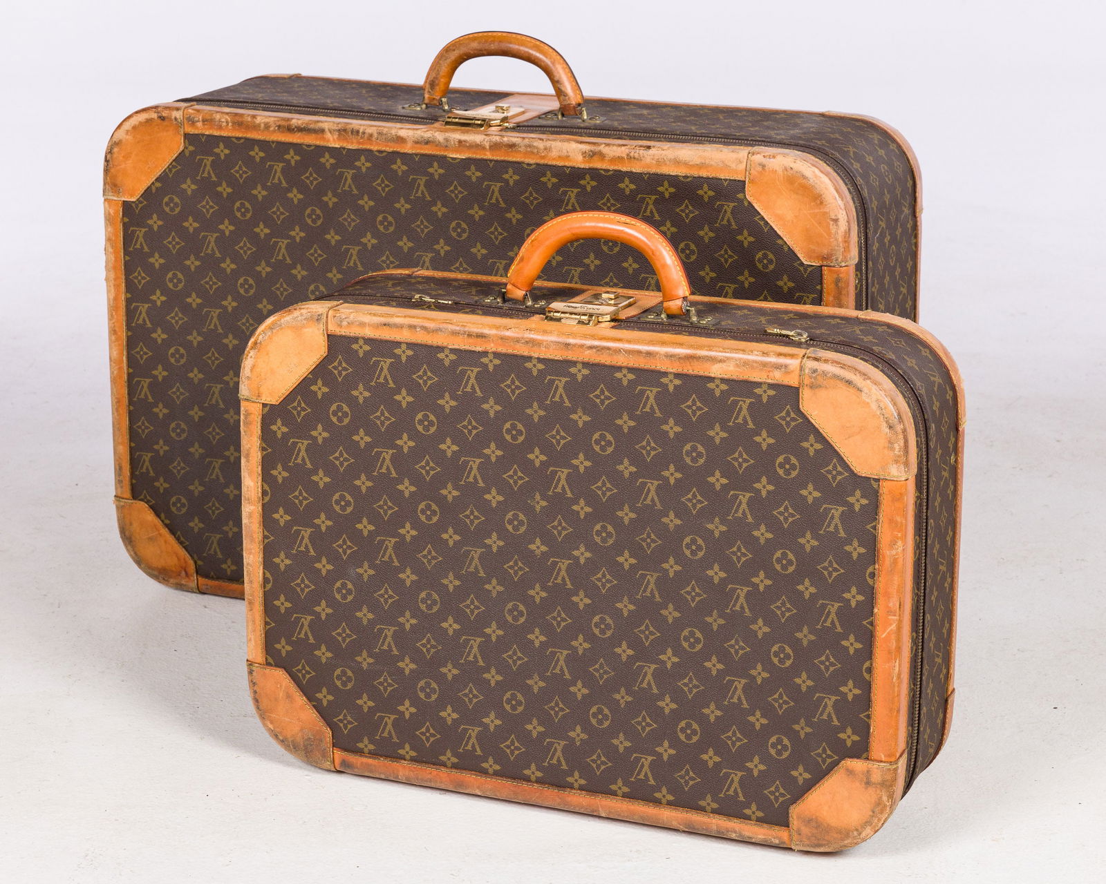 Two Vintage Louis Vuitton Suitcases (1 of 10)