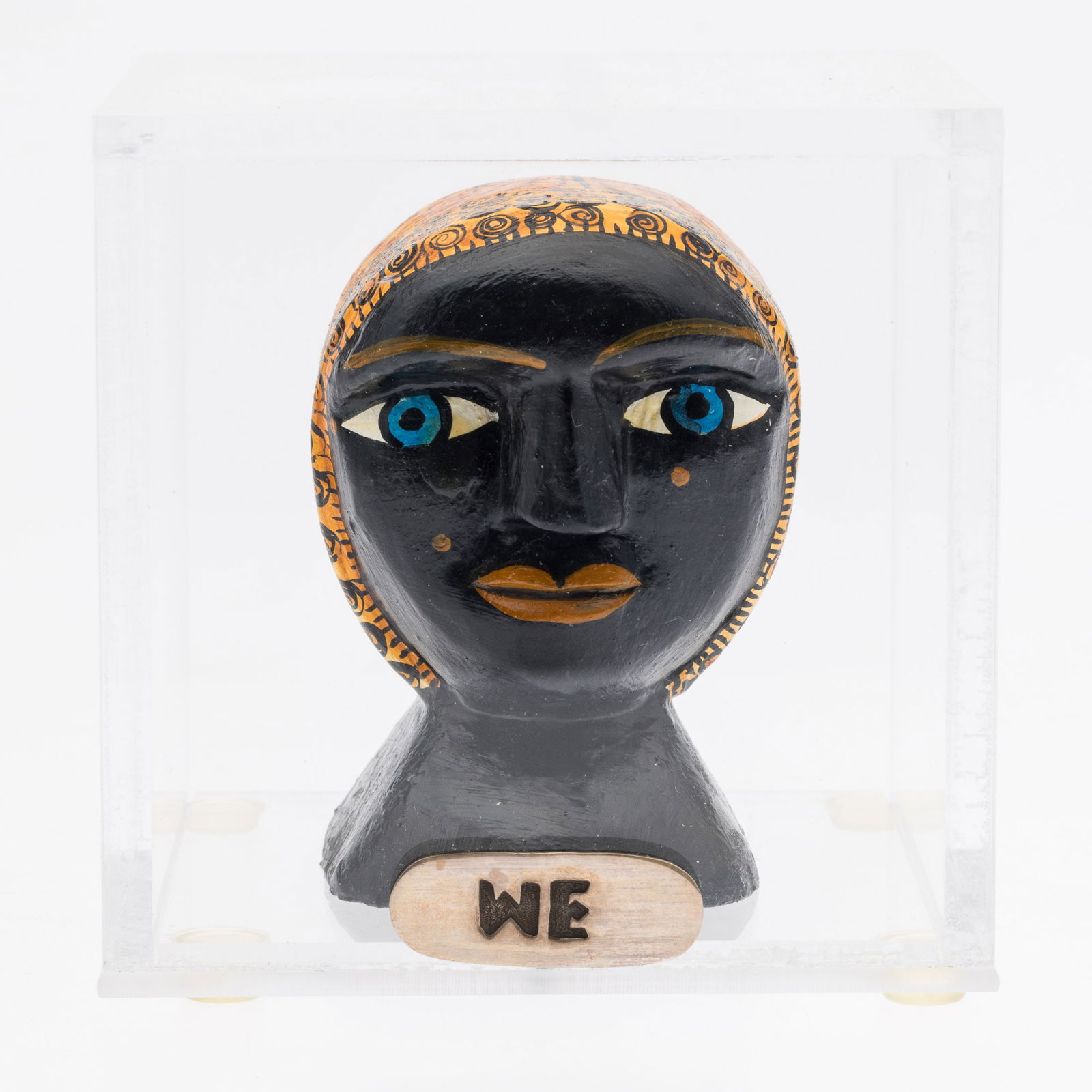 Maria Romero Cash (NM, b 1942), We, Painted Head (1 of 9)