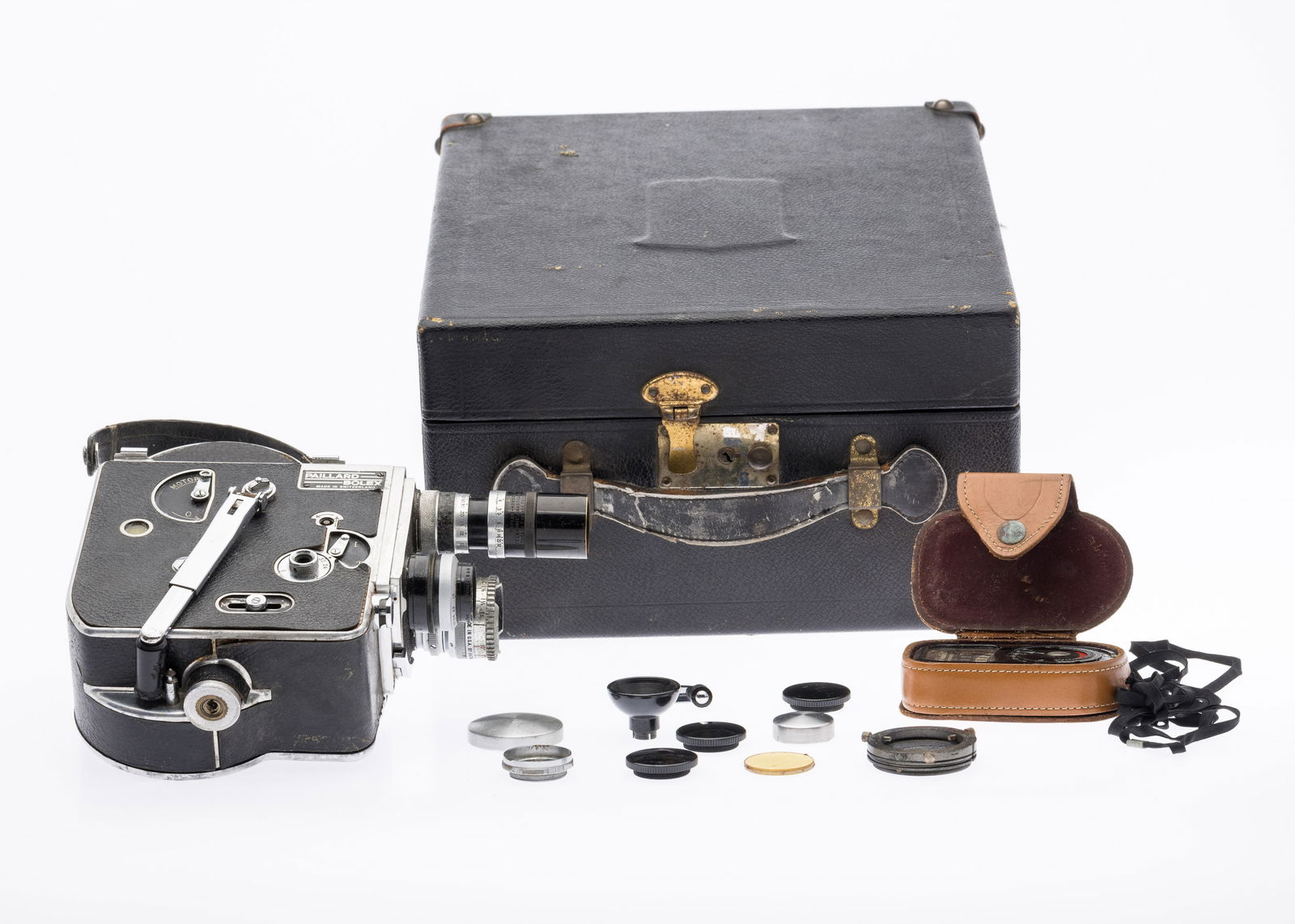 BOLEX 16mm Reflex 3-Turret Lens Motion Pict Camera (1 of 19)