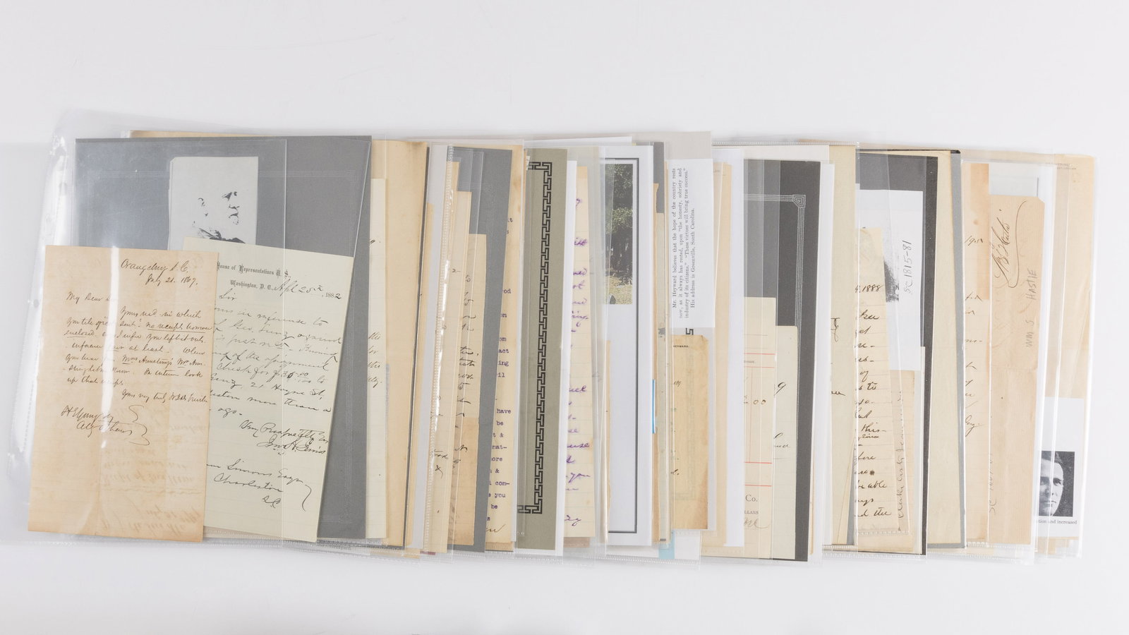 [Civil War, Confederate] Misc Docs & Sigs, 72 pcs (1 of 10)