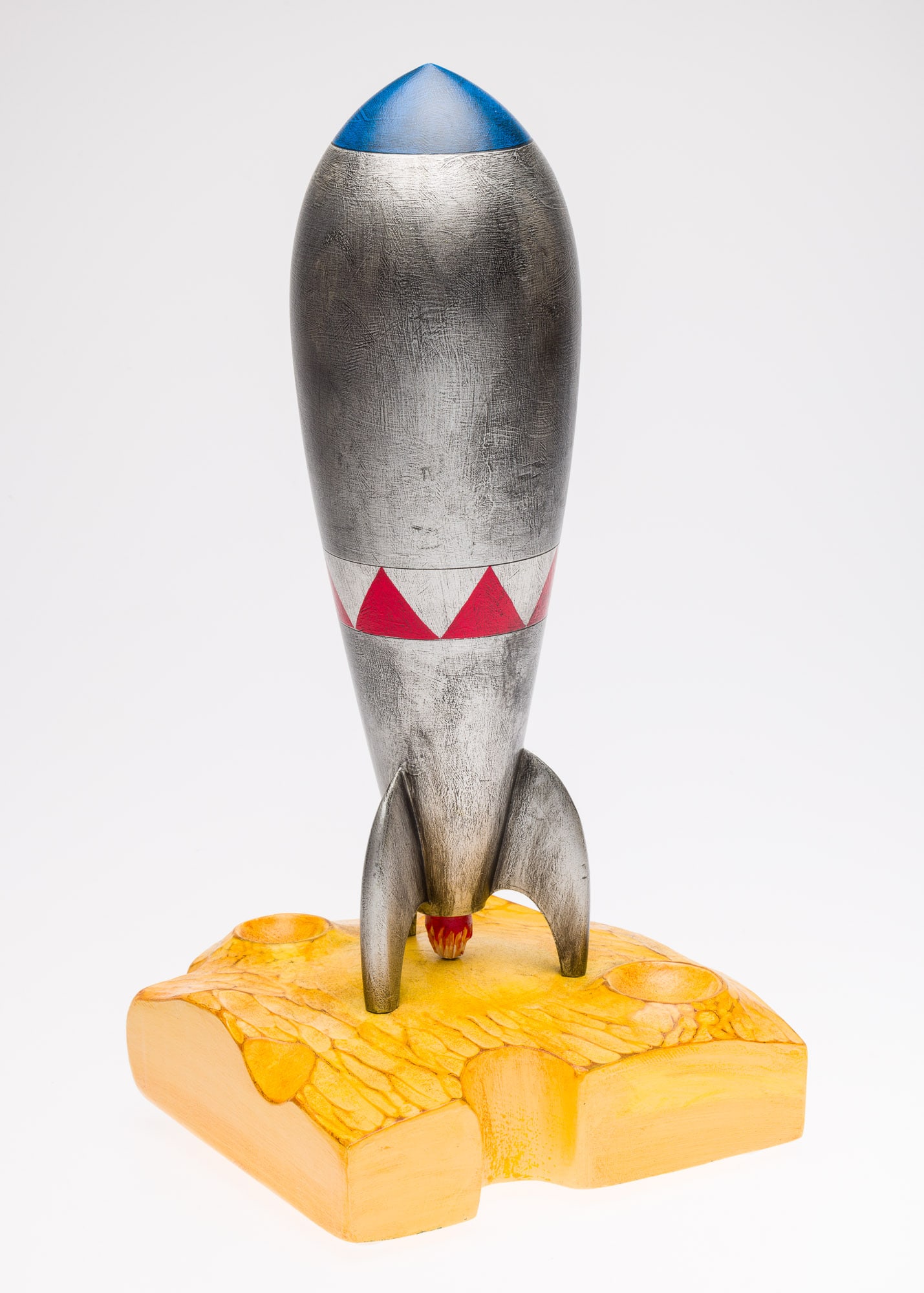 Mark Sfirri (b. 1952), Rocket Odyssey, 2001, Painted Wood (1 of 11)