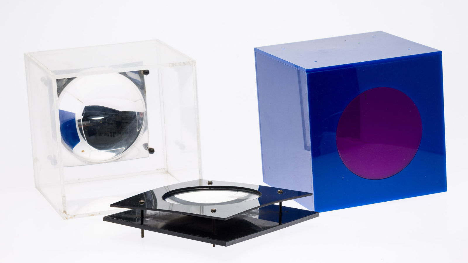 Gabriel Morera (Venezuela, 20th C), Plexi & Mirror Fragments (1 of 12)