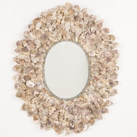 Oval Oyster Mirror