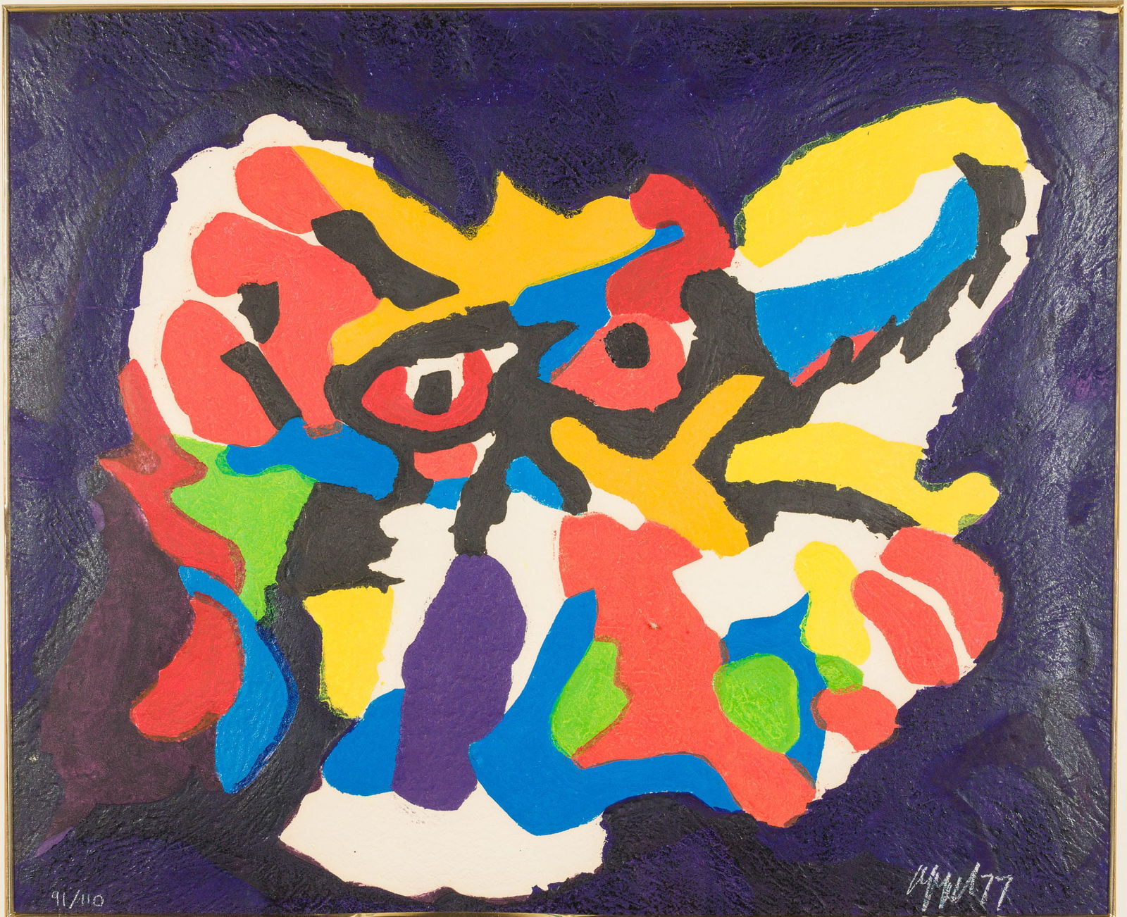 Karel Appel (NY/France, 1921-2006), Flying High in the Night Sky (1 of 12)