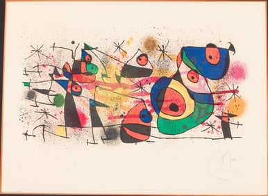 Joan Mir? (Barcelona 1893-1983), Mallorca Ceramiques, Lithograph