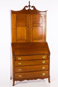 Federal Inlaid Cherrywood Secretary, Kentucky