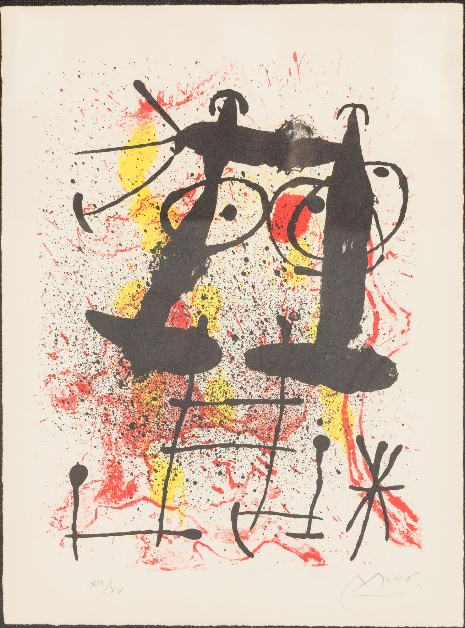 John Miro (Spanish, 1893-1983), Hai-Ku, Lithograph (1 of 13)